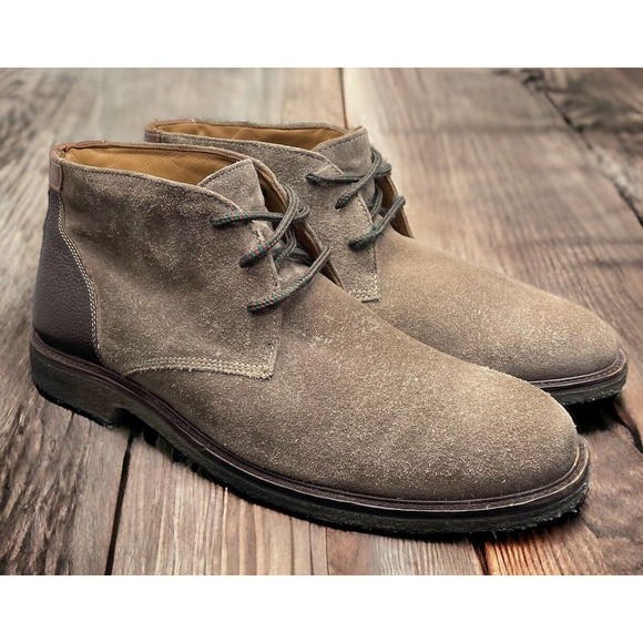 JOHNSTON & MURPHY Copeland Brown Suede Leather Crepe Chukka Boots Mens 13 Fast main image 9